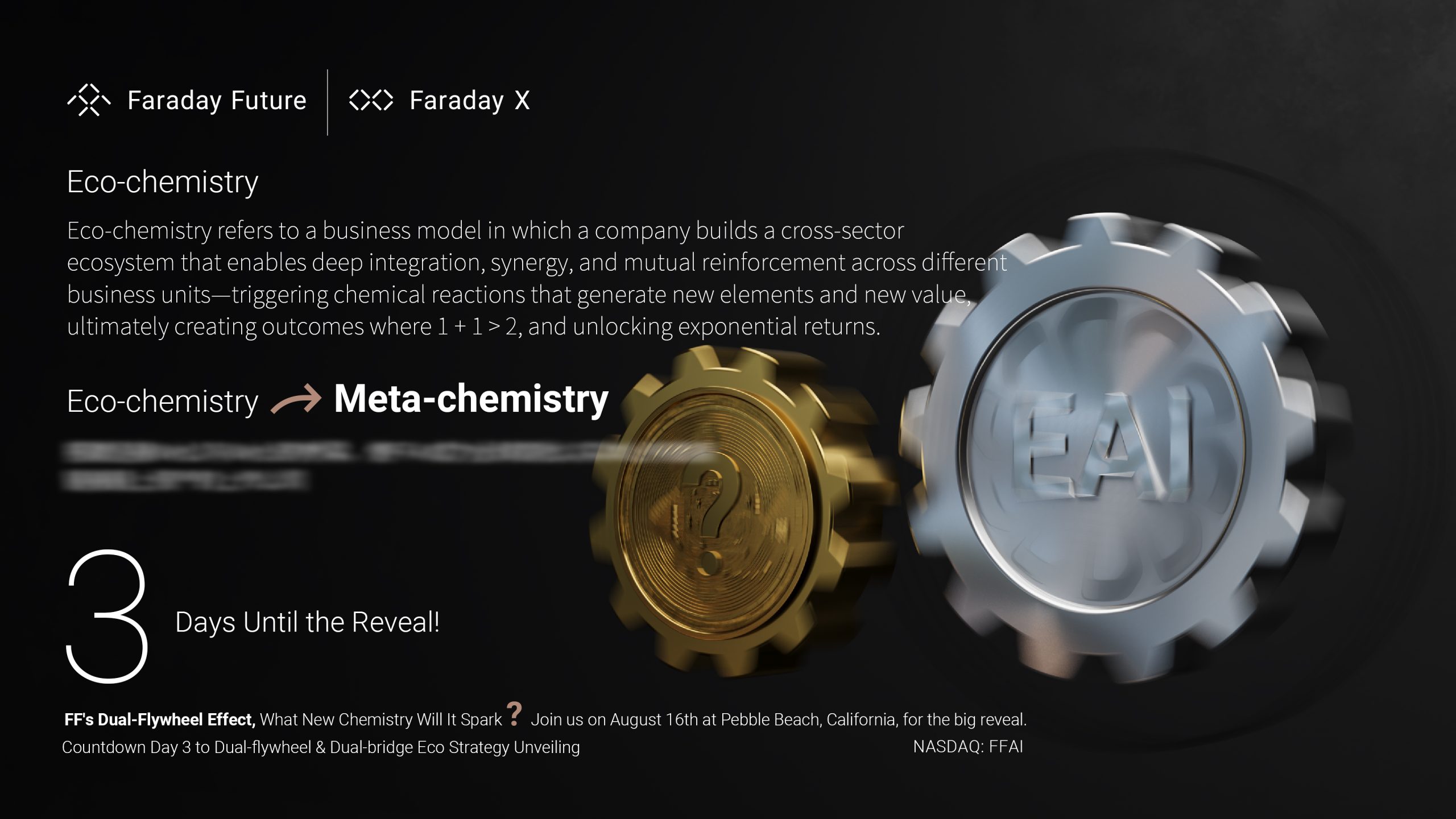 Faraday Future Announces Second Quarter 2025 Earnings Release Date and Conference Call Details, Launching Countdown Campaign for its Dual-flywheel & Dual-bridge Eco Strategy Unveiling