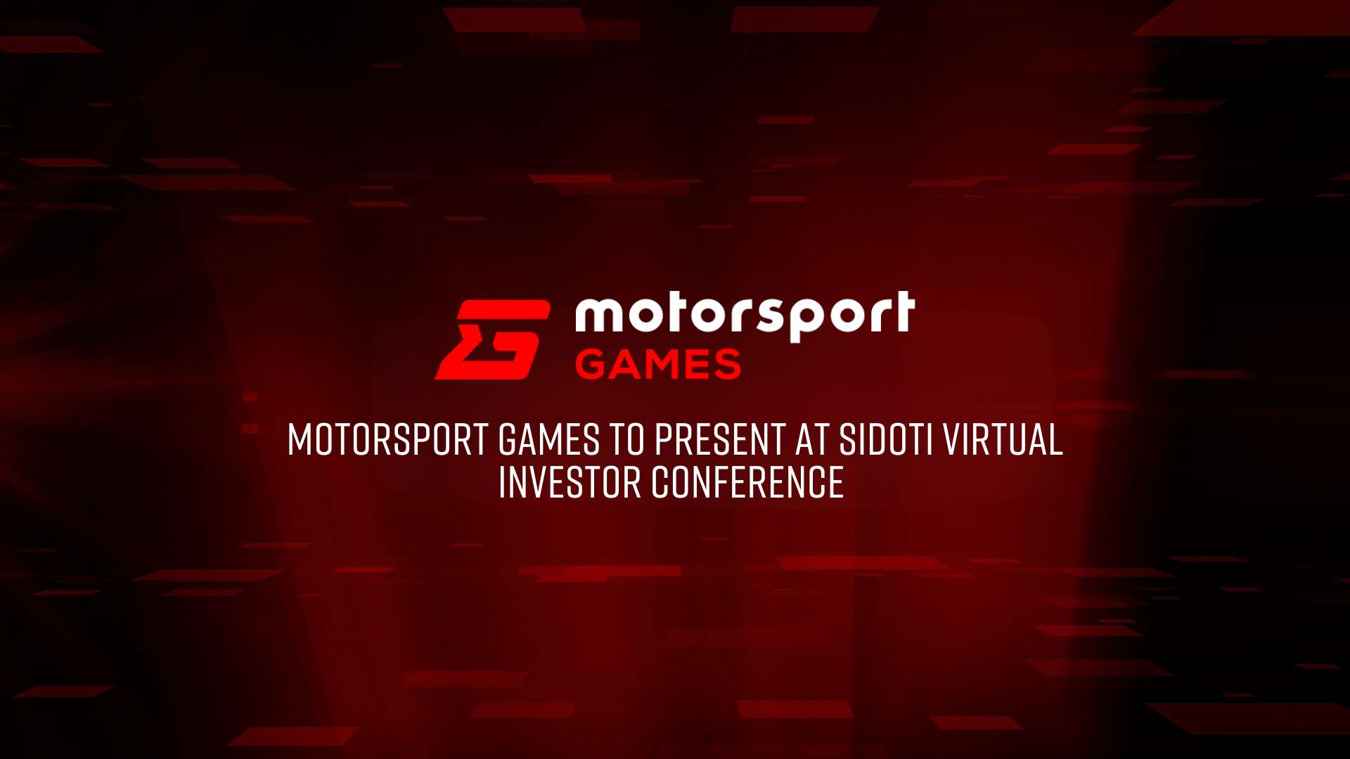 Motorsport Games to Present at Sidoti Virtual Investor Conference