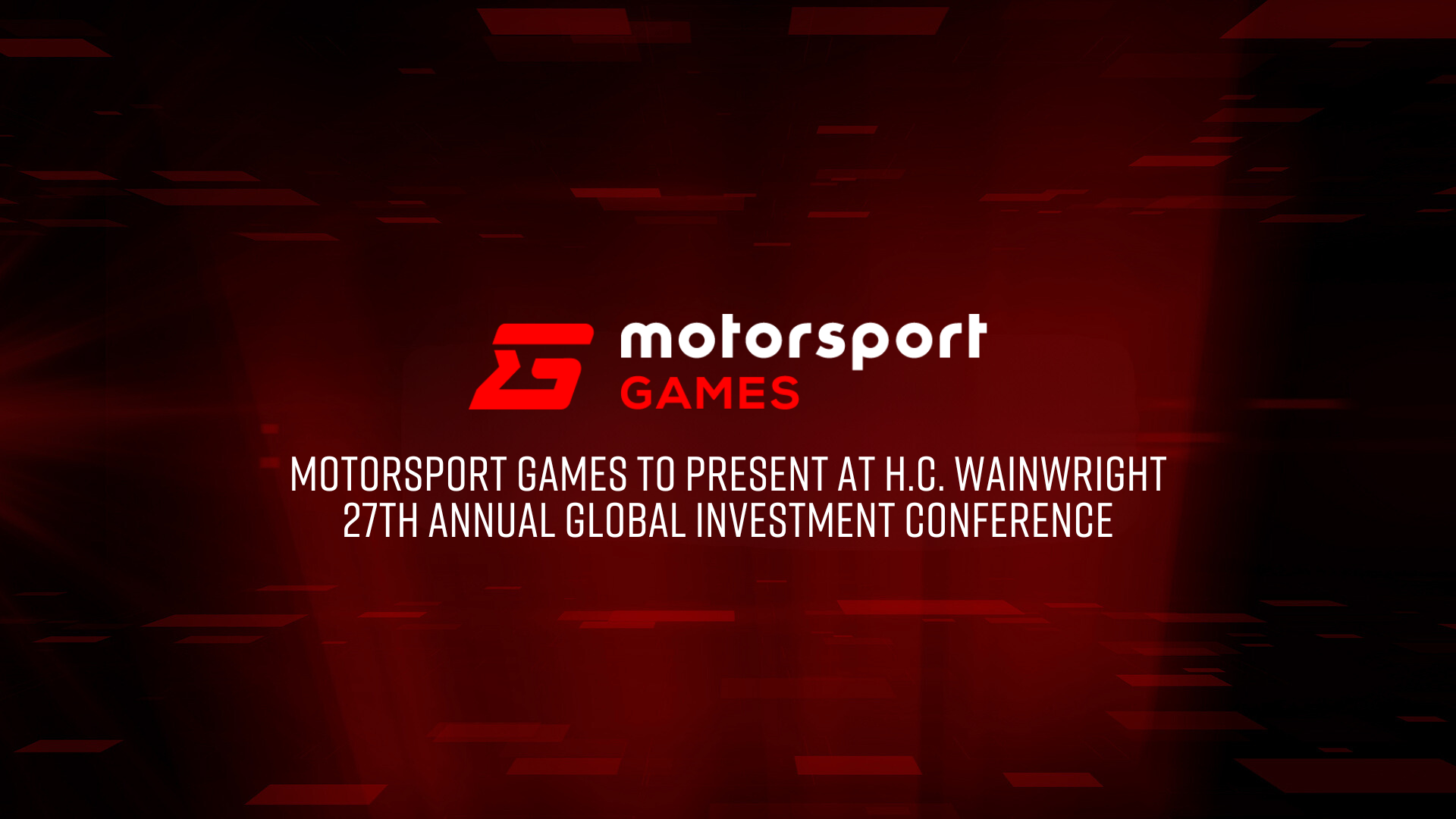 Motorsport Games to Present at H.C. Wainwright 27th Annual Global Investment Conference