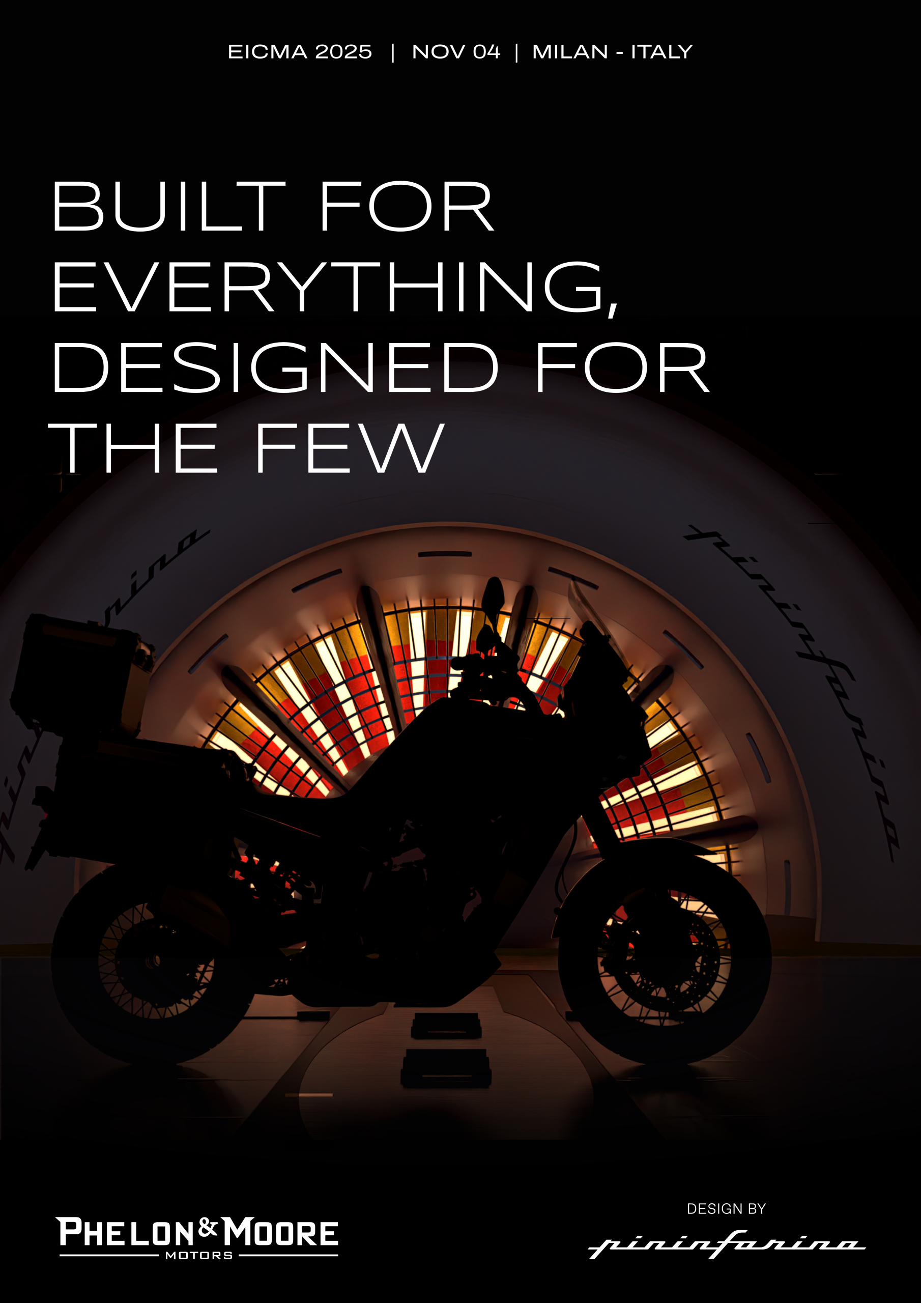 Phelon & Moore announces collaboration with Pininfarina for a Limited Edition Capetown 7X at EICMA 2025