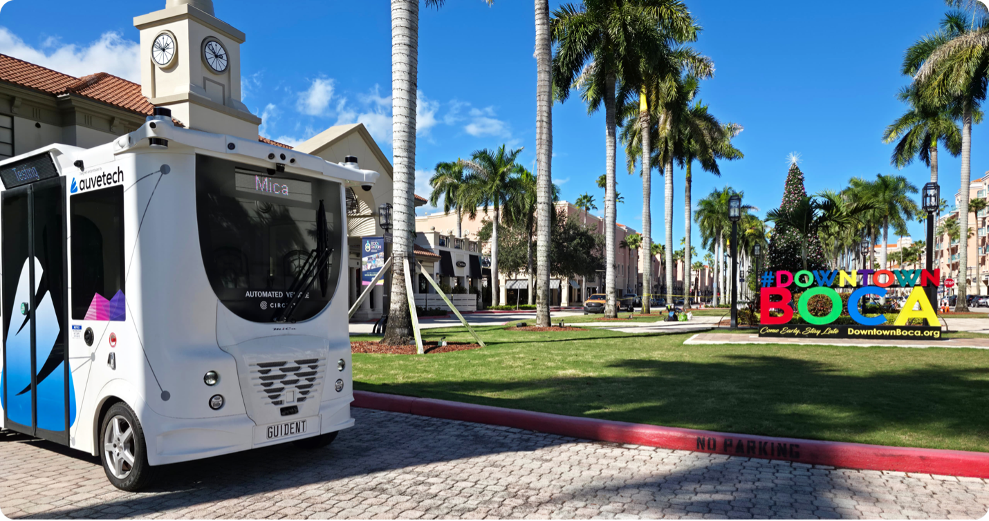 City of Boca Raton, Guident, and Circuit to Launch New Autonomous Shuttle Route