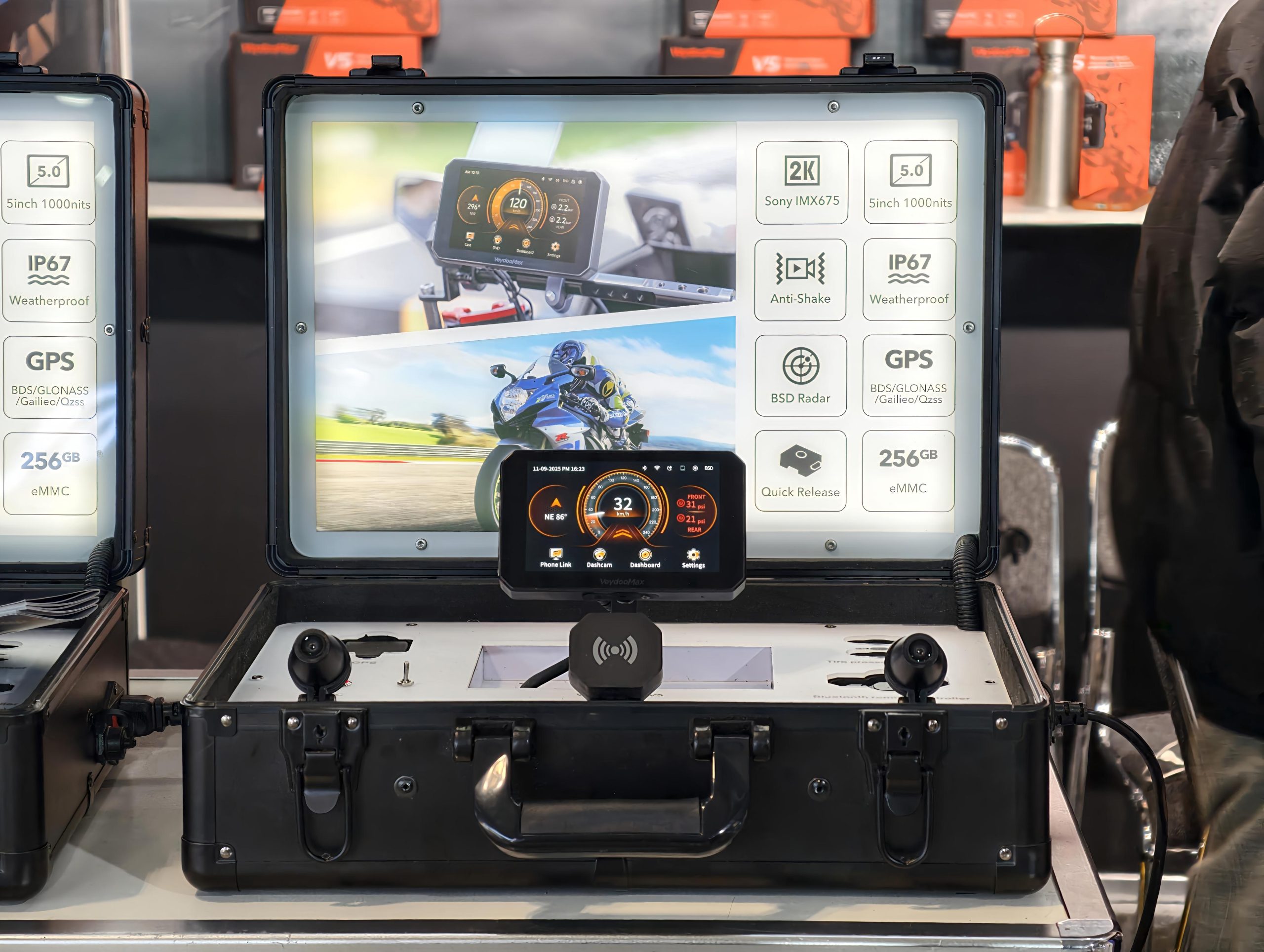 VeydooMax V5 Motorcycle AI Smart Hub Stuns at EICMA 2025, Redefining Riding Safety and Intelligence