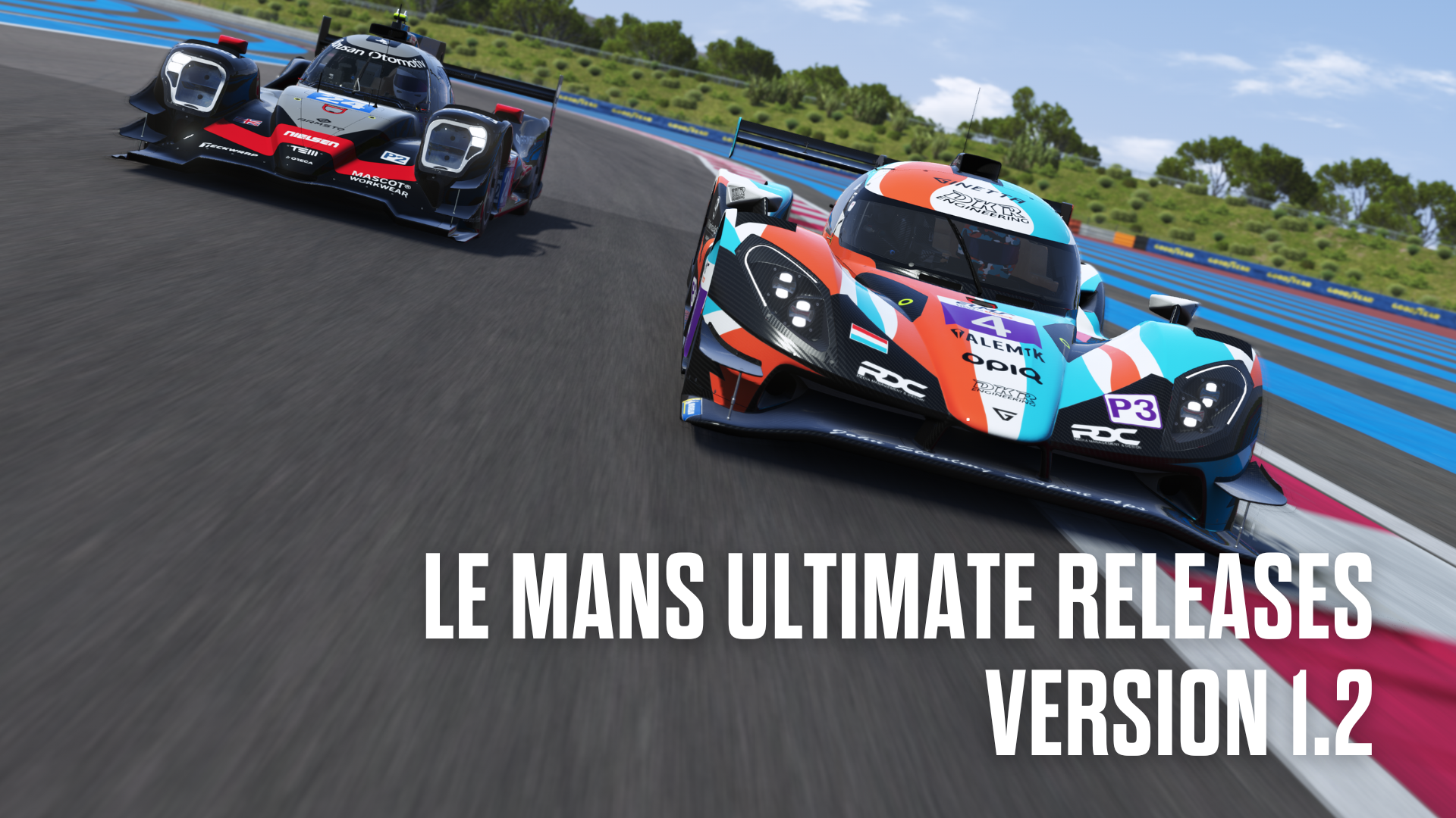 Le Mans Ultimate Releases Version 1.2 Update, Introducing Paul Ricard Racing Circuit, Ginetta LMP3 Race Car, Alongside Physics Overhaul, Online Competition Refinement and Team Online Championships